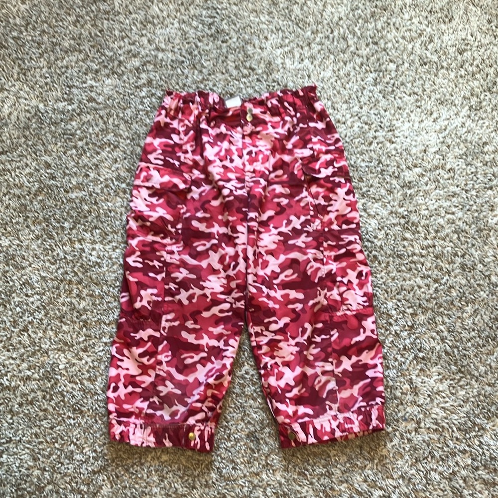 Nike Red and Pink Camouflage Pants